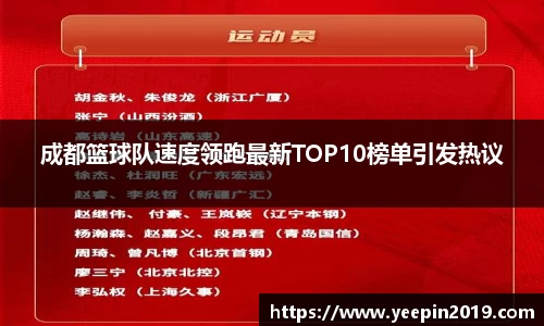 成都篮球队速度领跑最新TOP10榜单引发热议